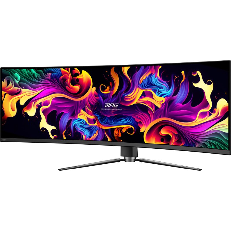 MSI MPG 491CQPX QD-OLED computer monitor 124.5 cm (49") 5120 x 1440 pixels Dual QHD Black