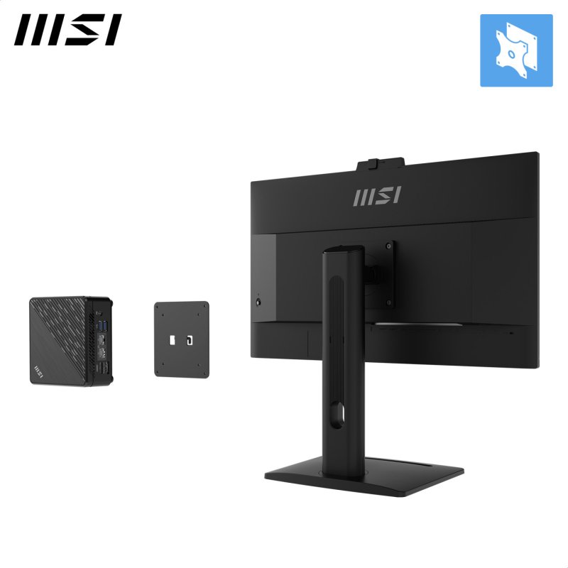 MSI Pro MP275QPDG 27 Inch Monitor, QHD (2560 x 1440), 100Hz, IPS, 1ms, 2x HDMI 2.0b, 1x DP 1.2a input, 1x DP 1.2a