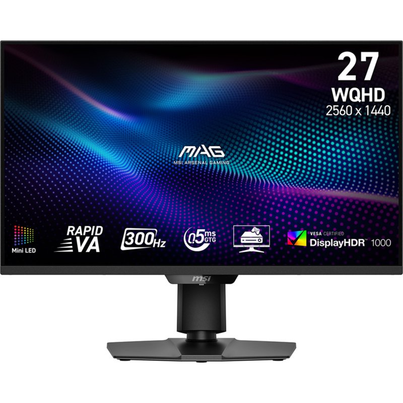 MSI MAG 274QPF X30MV écran plat de PC 68,6 cm (27") 2560 x 1440 pixels Wide Quad HD LCD Noir