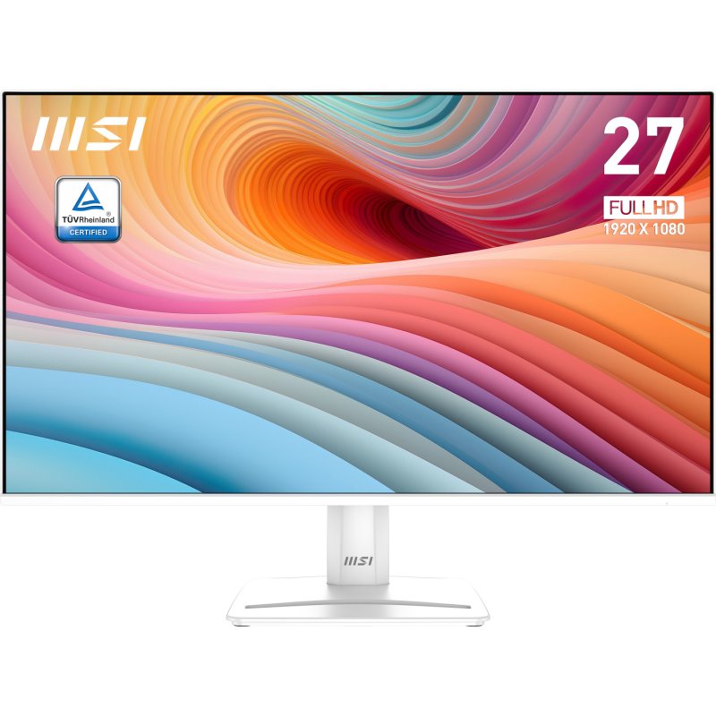 MSI Pro MP275W E2 computer monitor 68.6 cm (27") 1920 x 1080 pixels Full HD LED White
