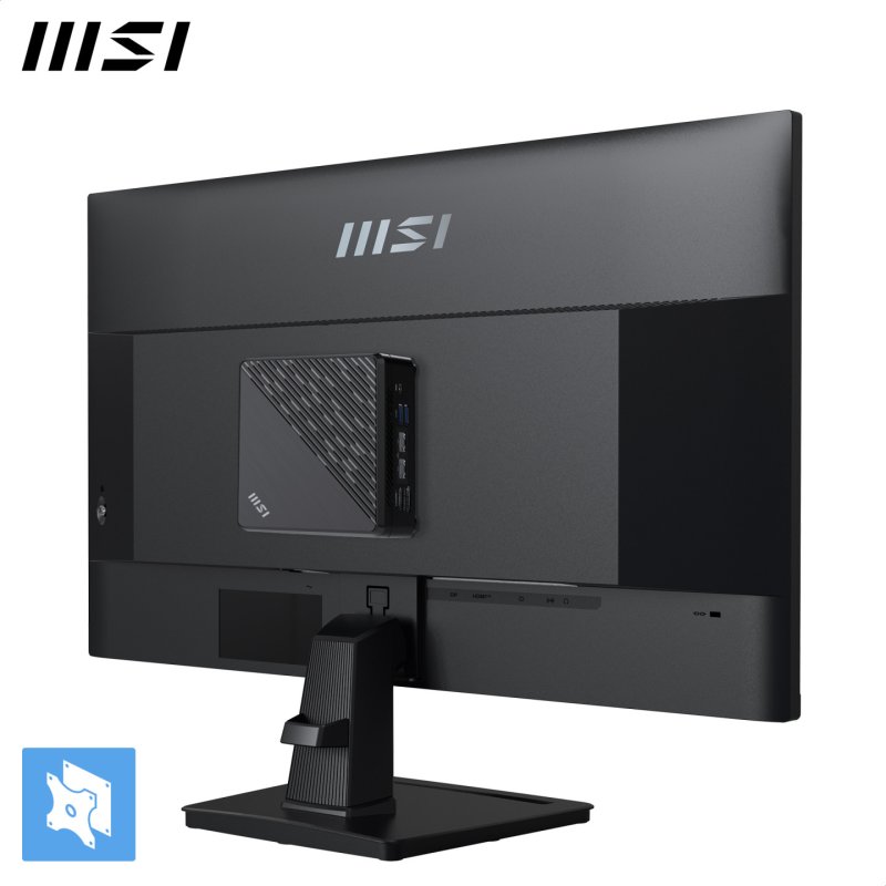 MSI Pro MP245G 24 Inch Monitor, FHD (1920 x 1080), 100Hz, IPS, 1ms, 1x HDMI 1.4b, 1x DP 1.2a output, 1x D-Sub(VGA),
