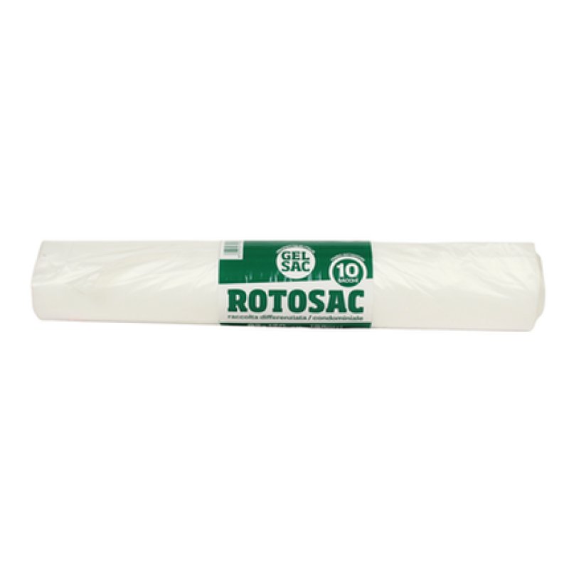 Gelsac Gel Sac Sacco&Sacco 10 Garbage Bags 92x120 Cm 180 L Transparent