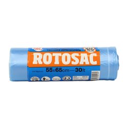 Gelsac Highdensity Garbage Bags 55x65 Blue Transparent Roll 20 Pieces