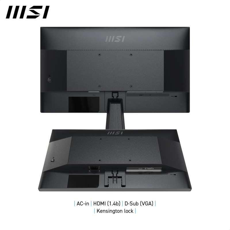 MSI Pro MP225V écran plat de PC 54,5 cm (21.4") 1920 x 1080 pixels Full HD LCD Noir
