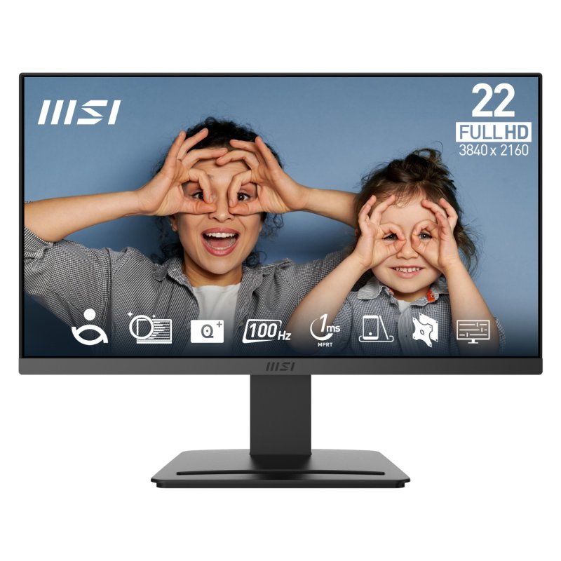 MSI PRO MP223 E2 écran plat de PC 54,5 cm (21.4") 1920 x 1080 pixels Full HD LED Noir