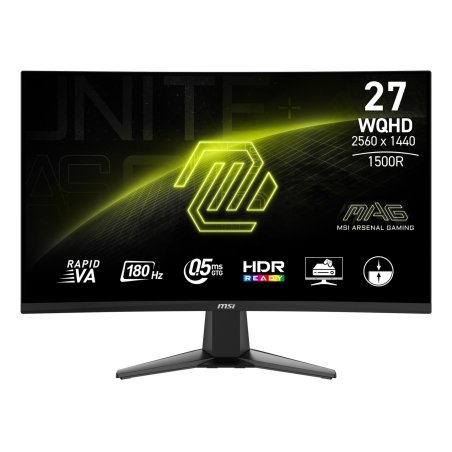 MSI MAG 27CQ6F computer monitor 68.6 cm (27") 2560 x 1440 pixels Quad HD LCD Black