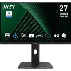 MSI PRO MP275PG écran plat de PC 68,6 cm (27") 1920 x 1080 pixels Full HD LCD Noir