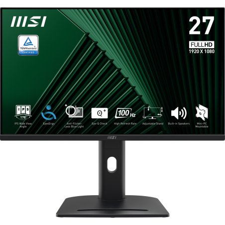 MSI PRO MP275PG écran plat de PC 68,6 cm (27") 1920 x 1080 pixels Full HD LCD Noir