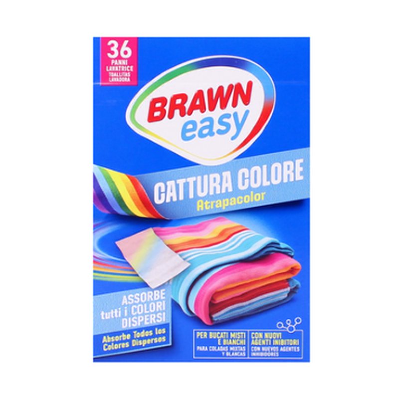 Brawn Safe Laundry Cloths Capture Dyes And Colors 36 Pieces