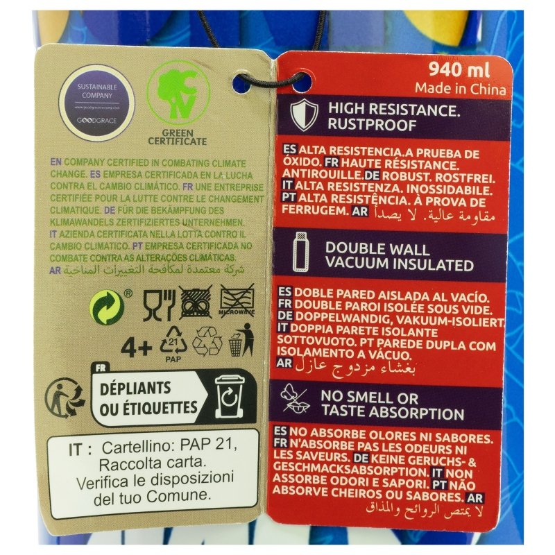 Stor 74893 940 ml Bleu Acier inoxydable