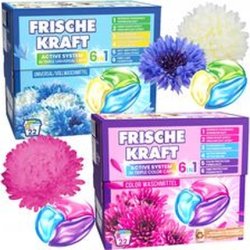 Frische Kraft German Laundry Capsules For Whites And Colors 6 In 1 44 Pieces