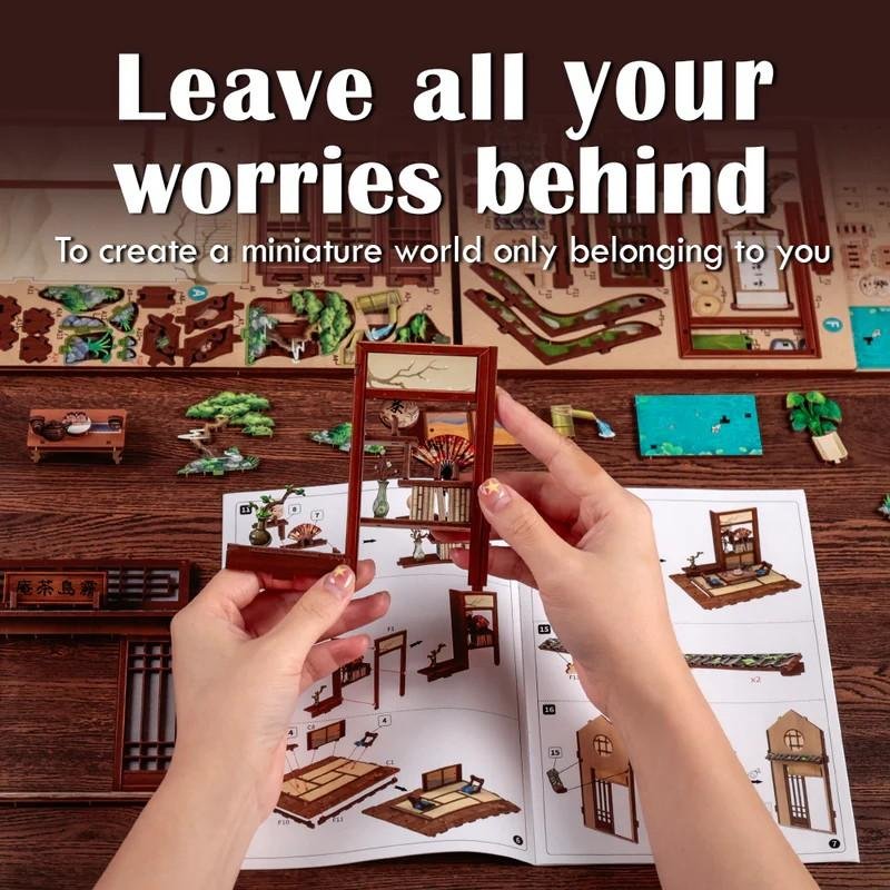 BOOK NOOK KIT - DIY - Kirishima Cha-an - 145pc Eclairage LED