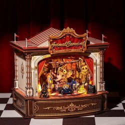 BOOK NOOK KIT - DIY - Carnaval des animaux - 413pc Eclairage LED