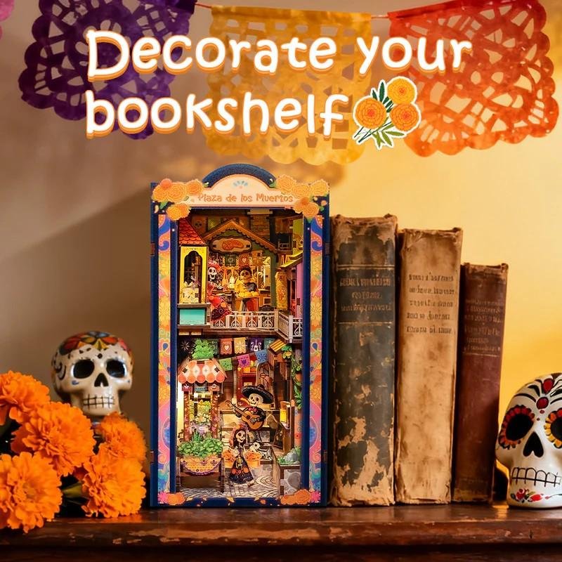 BOOK NOOK KIT - DIY - Plaza de los Muertos - 350pc Eclairage LED