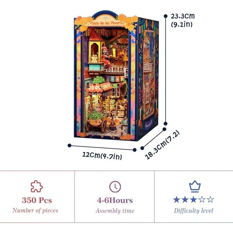 BOOK NOOK KIT - DIY - Plaza de los Muertos - 350pc Eclairage LED