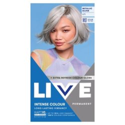 Schwarzkopf Live Intense Colour Hair Dye U71 Metallic Silver
