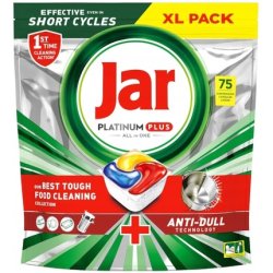 Jar Platinum Plus All In One Dishwasher Capsules 75 Pieces