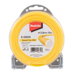Bobine fil rond Ø3 mm x 15 m MAKITA pour débroussailleuses - E-02836