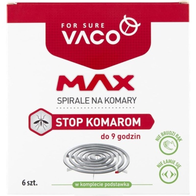 Vaco Max Mosquito Spiral 6 Pieces