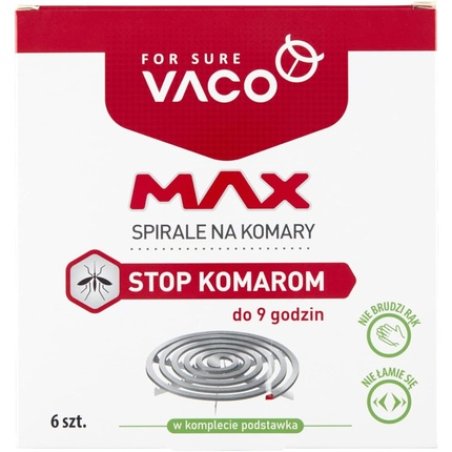 Vaco Max Mosquito Spiral 6 Pieces