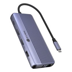 ICY BOX IB-DK4062-CPD Avec fil USB 3.2 Gen 1 (3.1 Gen 1) Type-C Anthracite