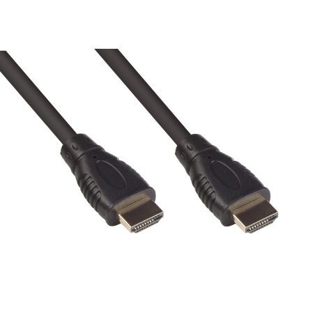 Alcasa 4520-005 câble HDMI 0,5 m HDMI Type A (Standard) Noir