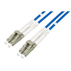 Alcasa LW-P8503 câble InfiniBand et à fibres optiques 50 m LC Bleu