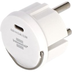 Brennenstuhl 1508110010 power plug adapter Type F Type C White