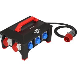 Brennenstuhl BSV 5-32A RCD type B unité de distribution d'énergie 9 sortie(s) CA Noir