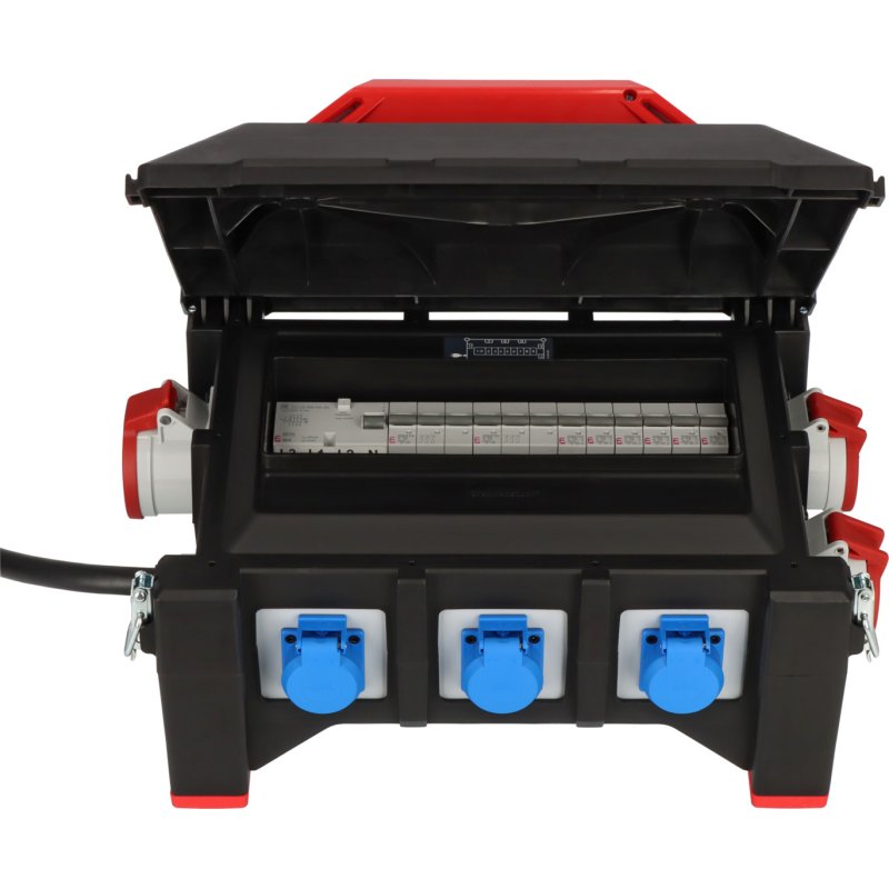 Brennenstuhl BSV 5-32A RCD type B unité de distribution d'énergie 9 sortie(s) CA Noir