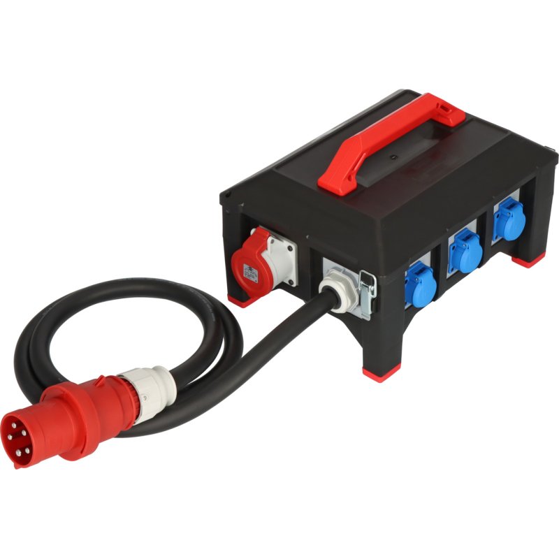 Brennenstuhl BSV 5-63A RCD type B unité de distribution d'énergie 9 sortie(s) CA Noir