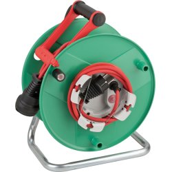 Brennenstuhl Garant G multiprise 40 m 1 sortie(s) CA Extérieure Vert, Orange