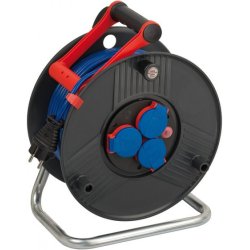 Brennenstuhl 1209830 power extension 50 m 3 AC outlet(s) Outdoor Black, Blue, Red