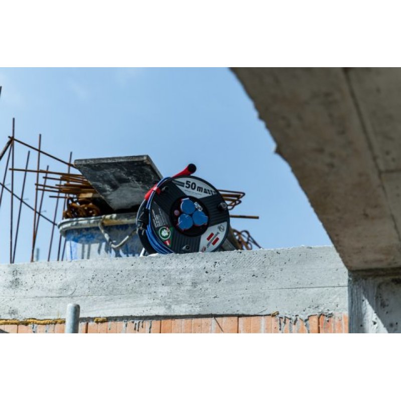 Brenn K-Tro. Garant 290 50m blau, 3fach Stedo/Thermo IP44