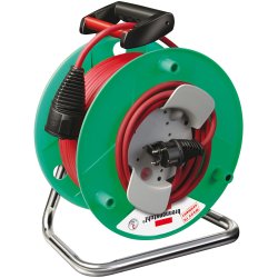 Brennenstuhl 40m AT-N05V3V3-F 3G1,5 multiprise 1 sortie(s) CA Noir, Vert, Rouge, Blanc