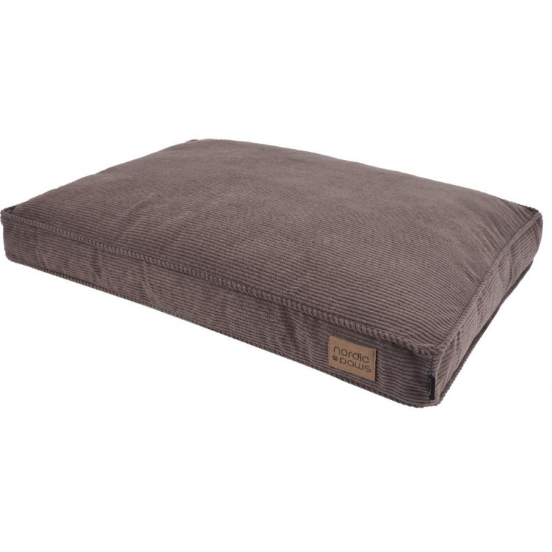 Nordic Paws – Birk Cushion – Size L: 104 × 68 × 8 cm – Brown