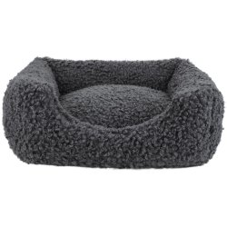 Nordic Paws – Vilja Dog Bed – Size: S 55 × 50 × 20 cm – Grey