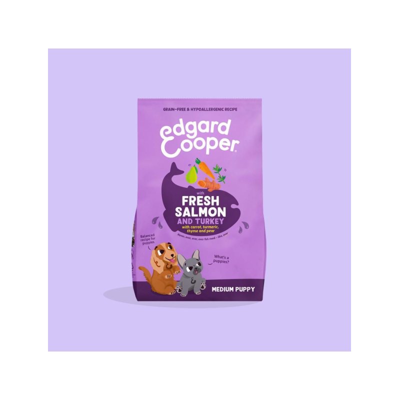 Edgard Cooper - Fresh Puppy Salmon & Turkey - 7 kg