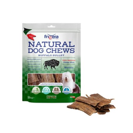 Frigera - Natural Dog Chews - Buffalo Esophagus - 250gr