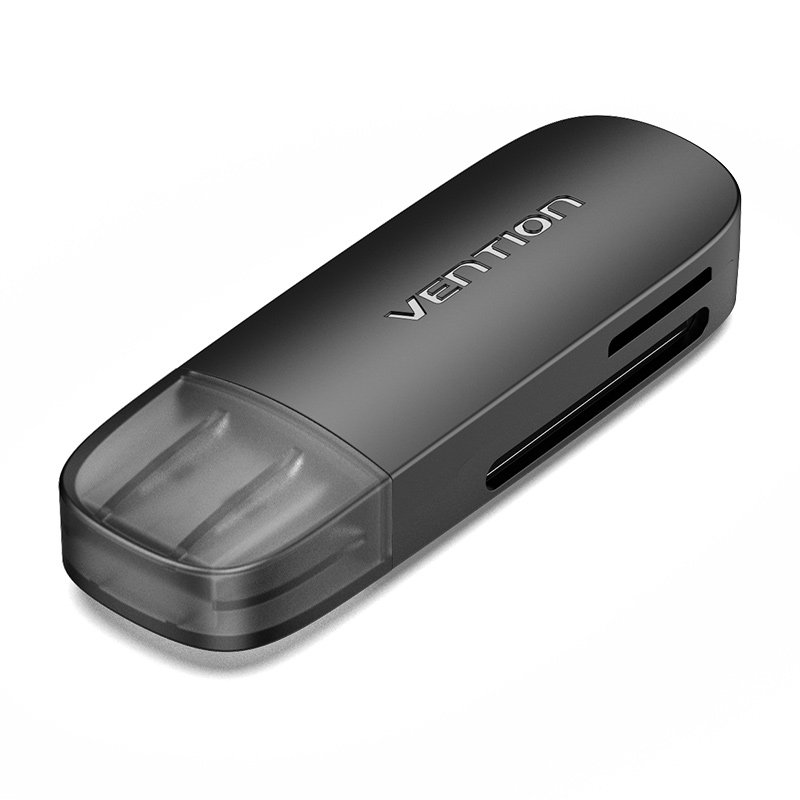 Lecteur de Cartes externe USB 3.0 Vention (Noir)