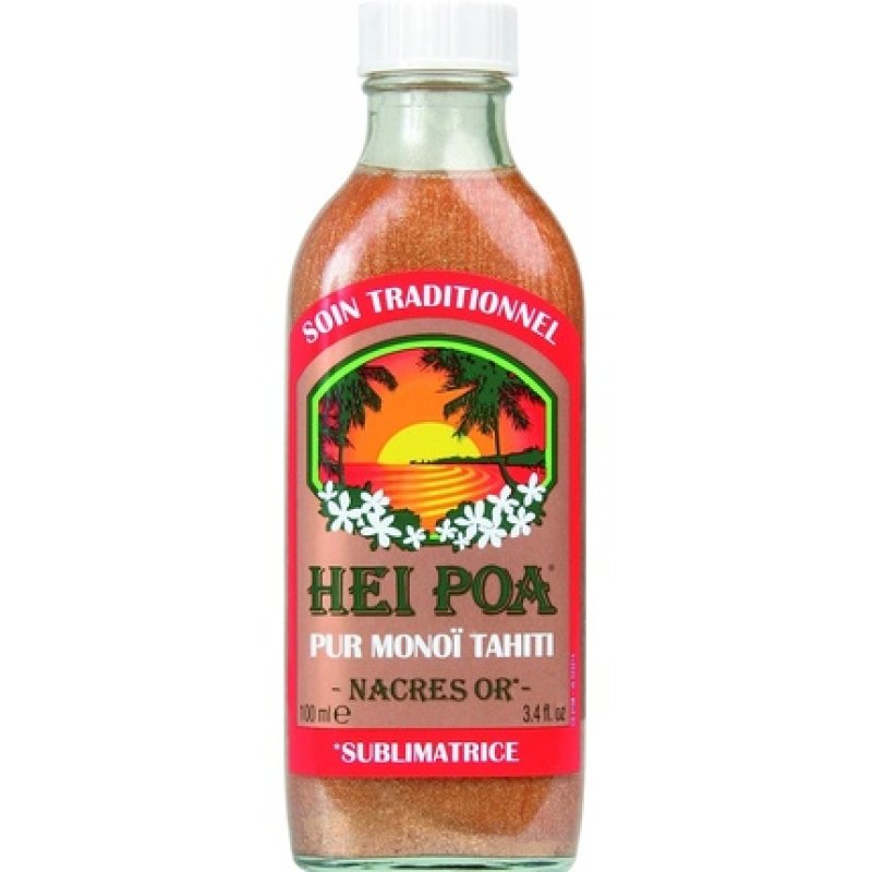 Hei Poa Traditional Monoi Oil Nacres Or