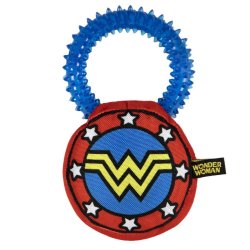 WONDER WOMAN - Jouet - Anneau de Dentition pour Chien