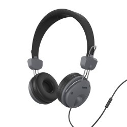 Hama Fun Casque Avec fil Arceau Appels/Musique Noir