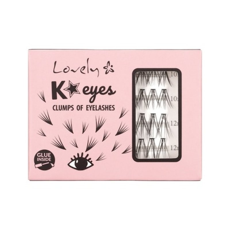 Lovely K Eyes Clumps False Eyelashes