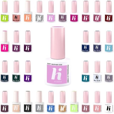 Hi Hybrid UV Gel Nail Polish in Soft Heather 5ml