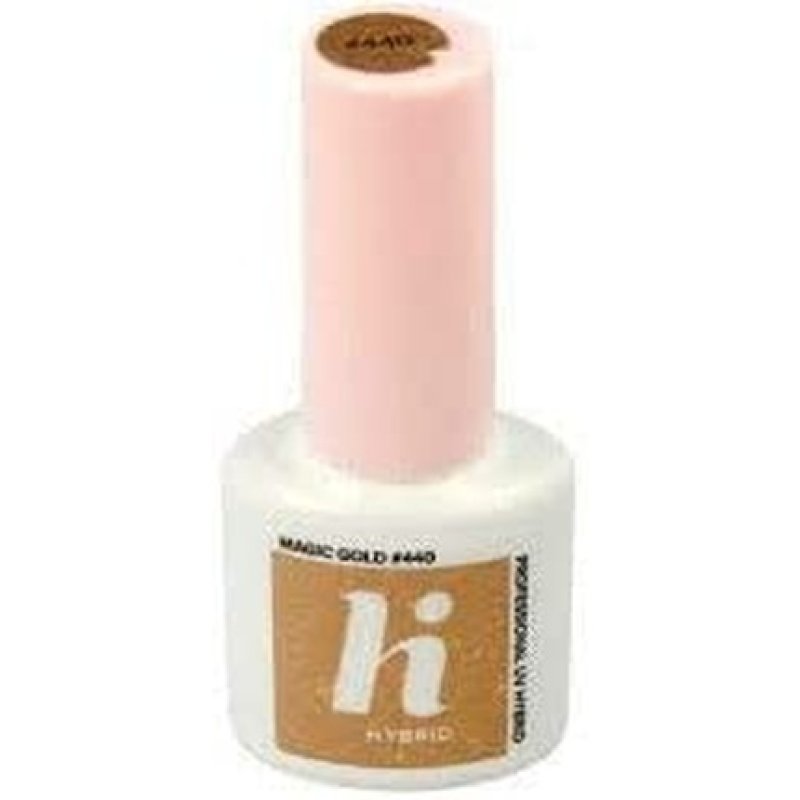 Hi Hybrid UV Gel Nail Polish in Popular Beige, Blue, Brown, Pink, Yellow, Gold, Green, and Grey Colors 5ml 440 Magic