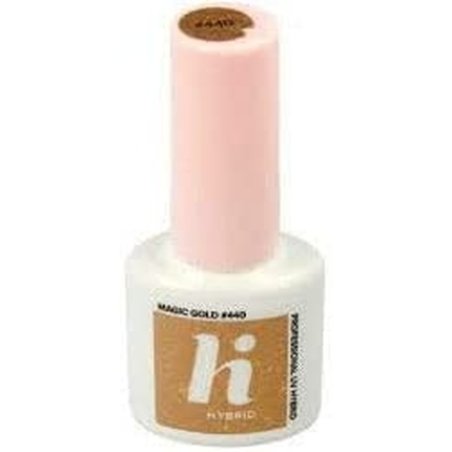 Hi Hybrid UV Gel Nail Polish in Popular Beige, Blue, Brown, Pink, Yellow, Gold, Green, and Grey Colors 5ml 440 Magic
