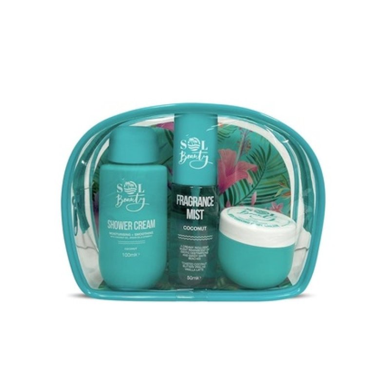 Sol Beauty Coconut Body Mist Cream Shower Gel