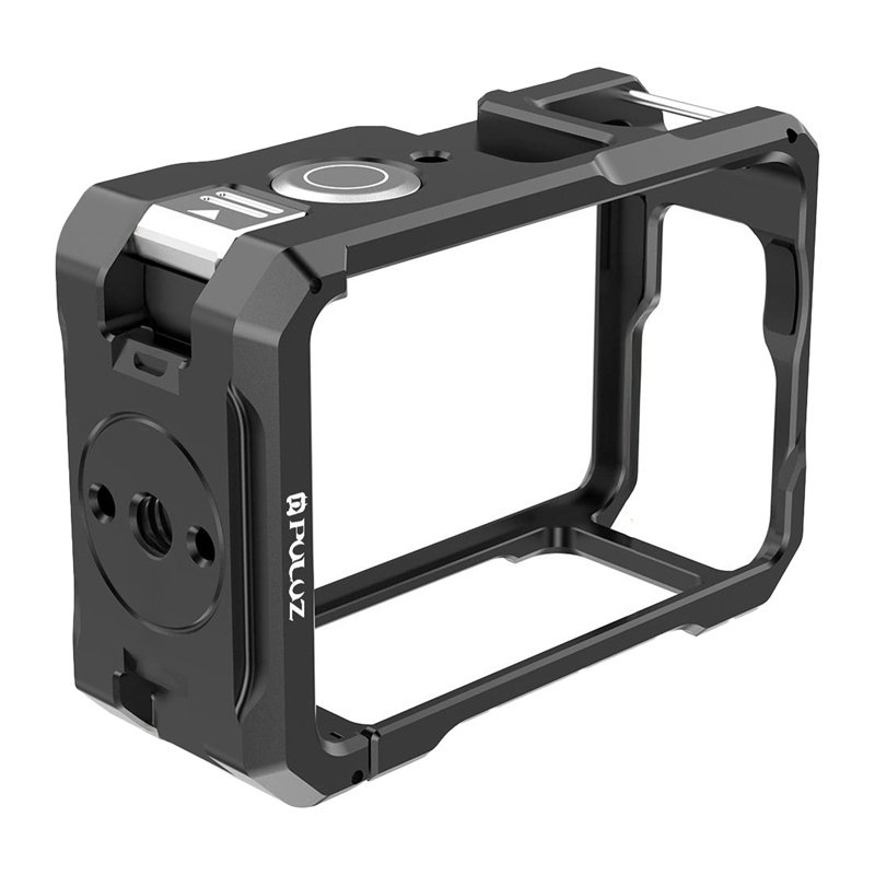 Puluz metal protective case with cold shoe mount for DJI Osmo Action 6
