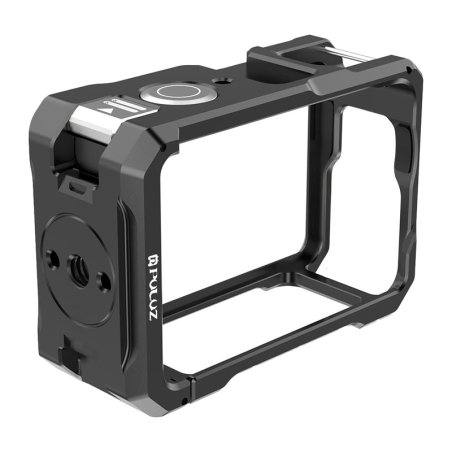 Puluz metal protective case with cold shoe mount for DJI Osmo Action 6